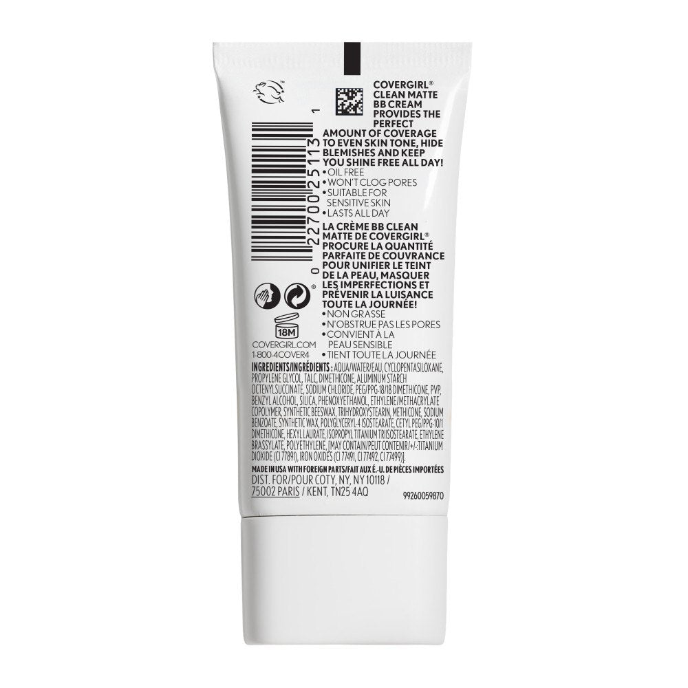 Clean Matte Bb Cream - US 2341
