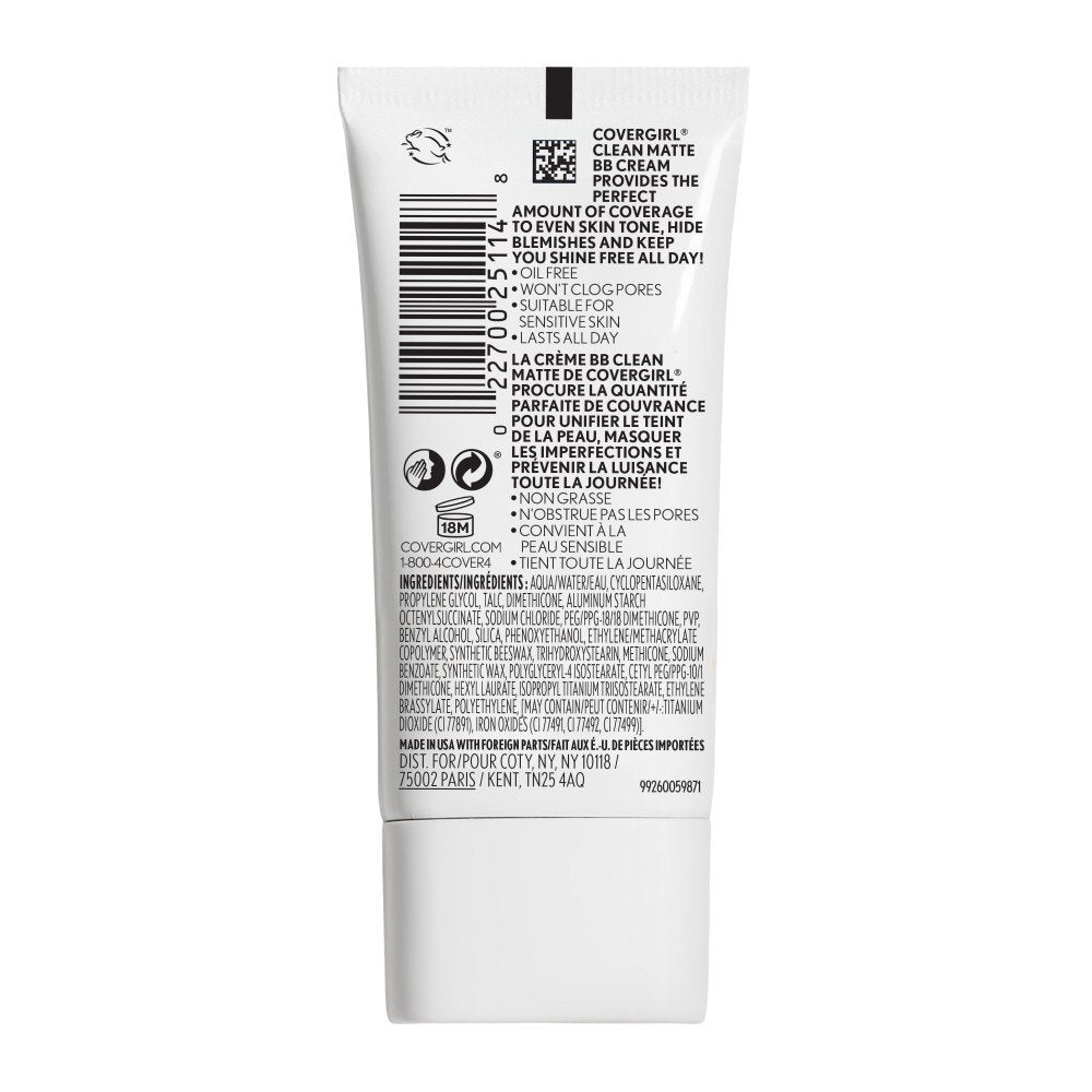 Clean Matte Bb Cream - US 0226